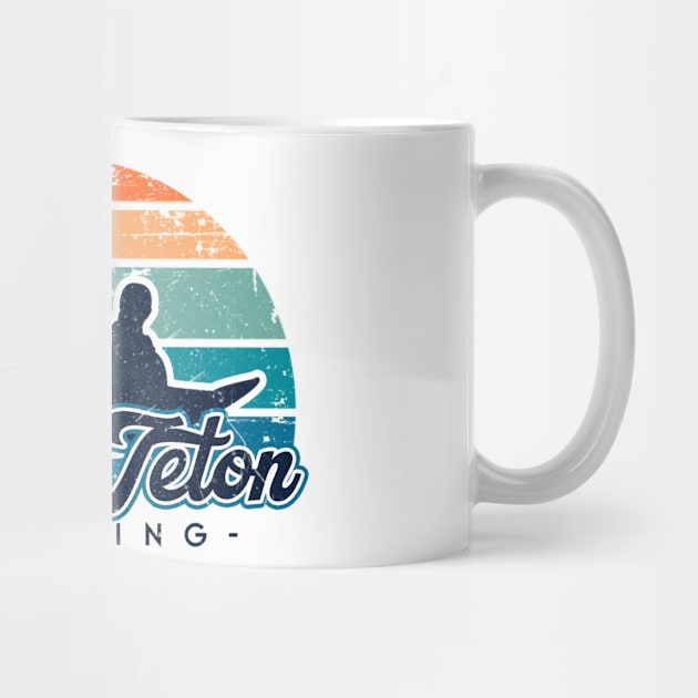 Grand Teton kayaking. Perfect present for mom mother dad father friend him or her by SerenityByAlex